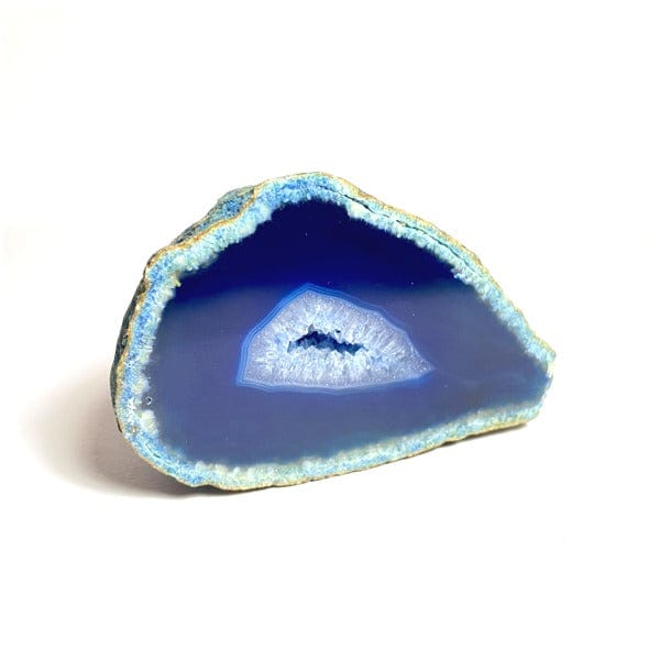 Tenetpietre Pietre grezze Blu Agata - geodi in vari colori